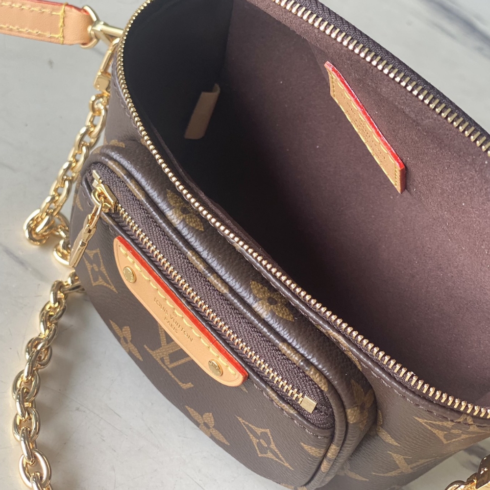 LV MINI BUMBAG BAG MONOGRAM CANVAS 17CM M82335