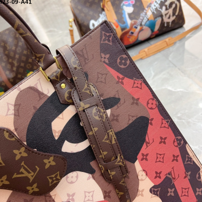 LV SAC PLAT NV BROWN 39CM M46679