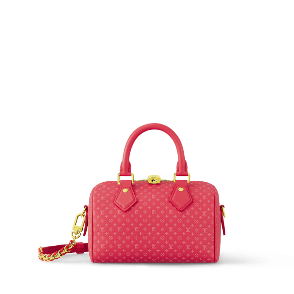 LV SPEEDY BANDOULIÈRE 20 RED M22286