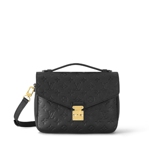 LV MICRO MÉTIS BLACK WITH GOLD CHAIN 22CM M41487