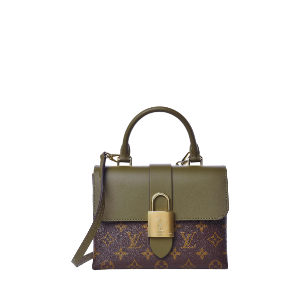 LV LOCKY BB DARK GREEN AND BROWN 19CM M44141