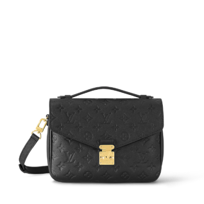 LV MICRO MÉTIS BLACK WITH GOLD CHAIN 22CM M41487