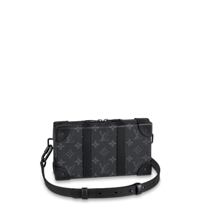 LV SOFT TRUNK MONOGRAM ECLIPSE CANVAS BLACK 23CM M69838