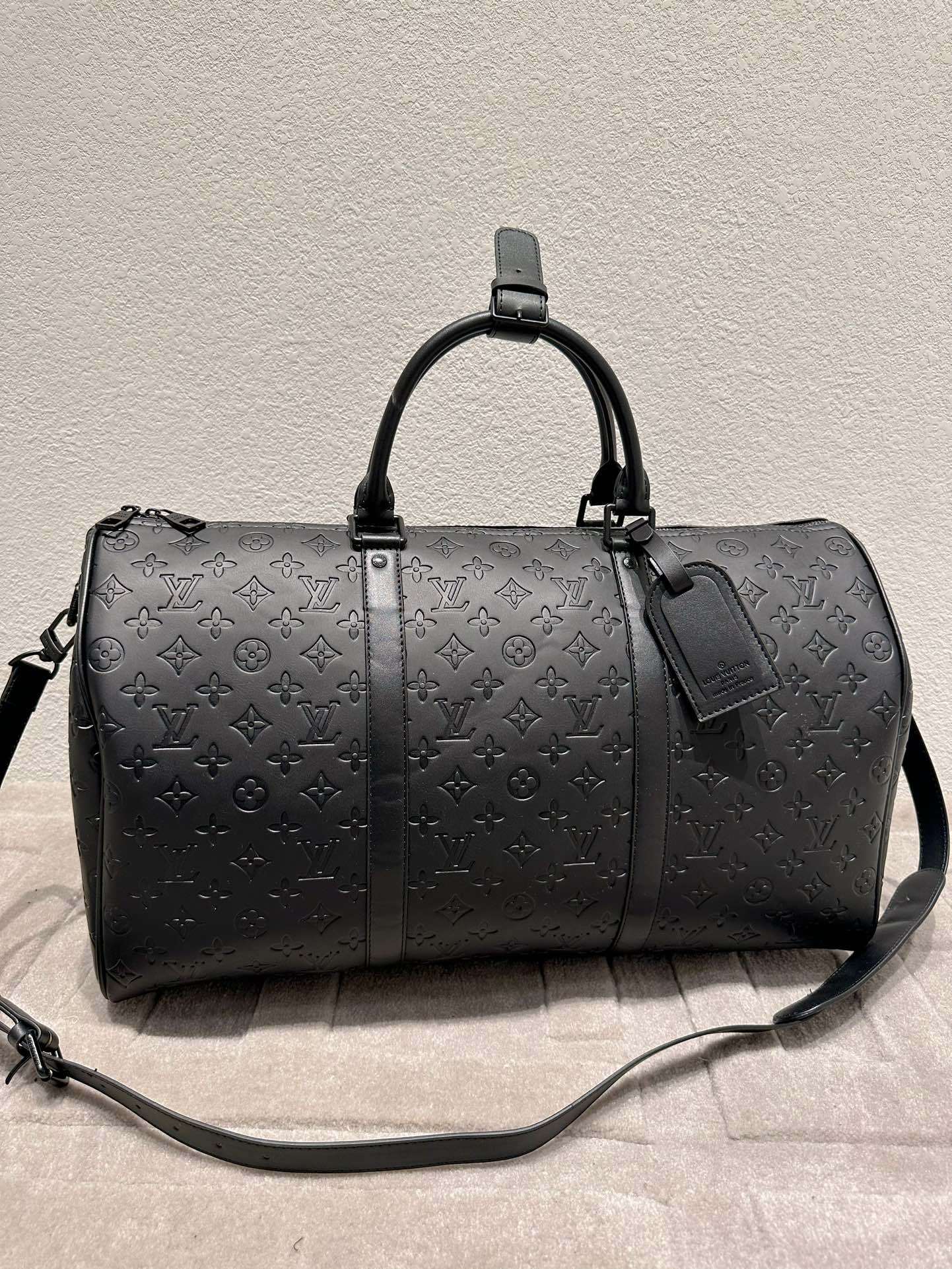 LV KEEPALL BANDOULIÈRE 50 BLACK M44810
