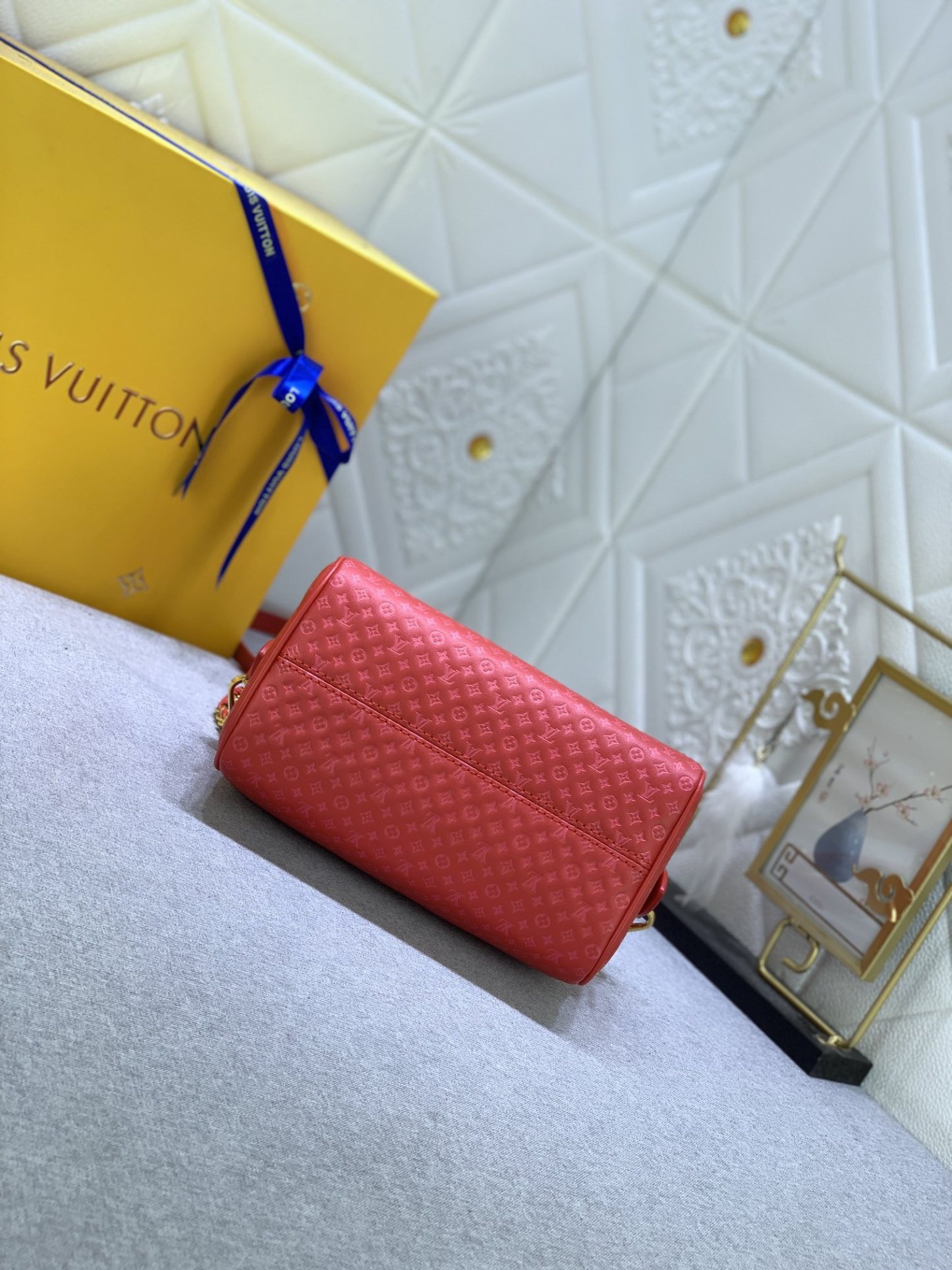 LV SPEEDY BANDOULIÈRE 20 RED M22286