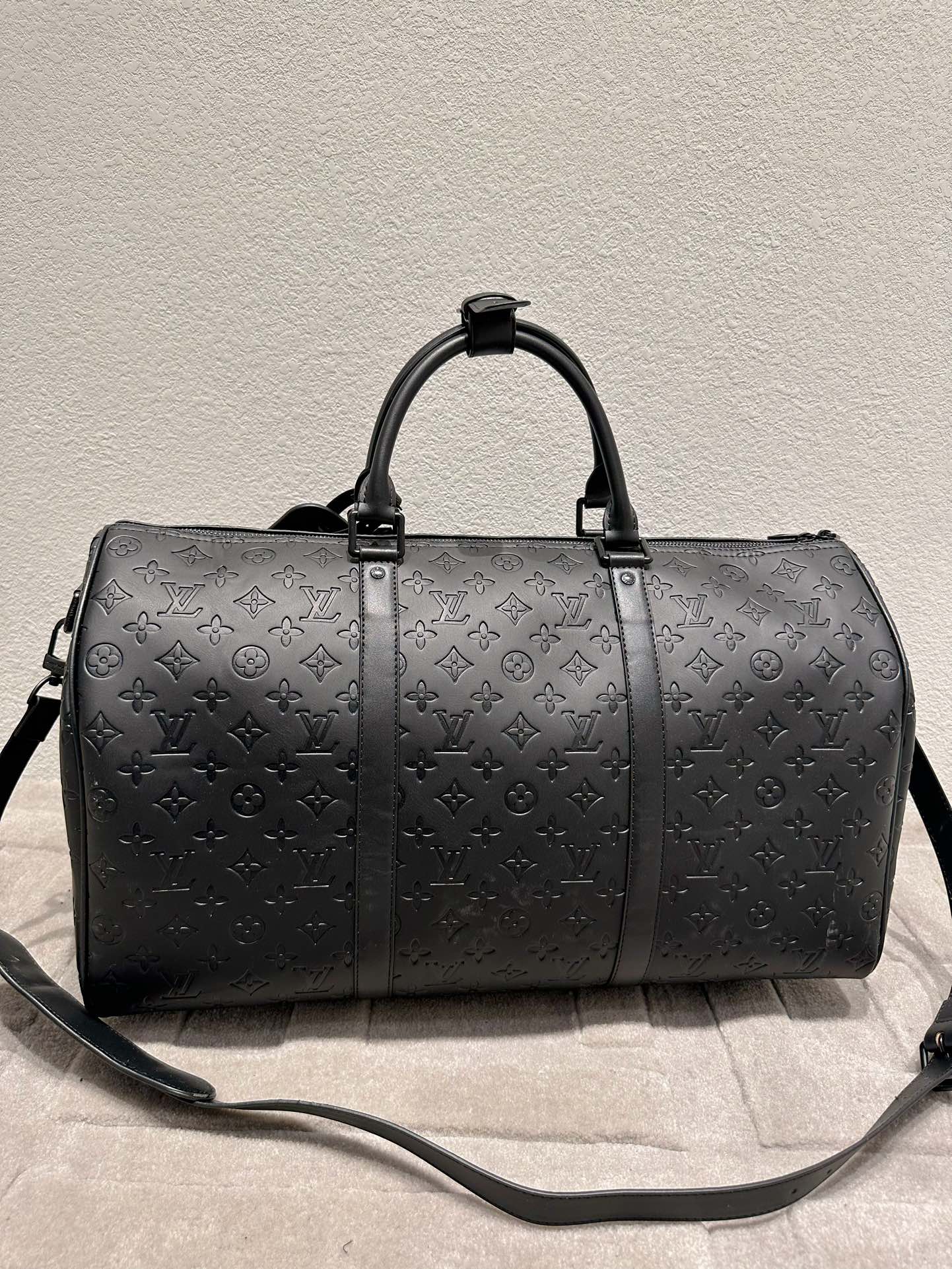 LV KEEPALL BANDOULIÈRE 50 BLACK M44810
