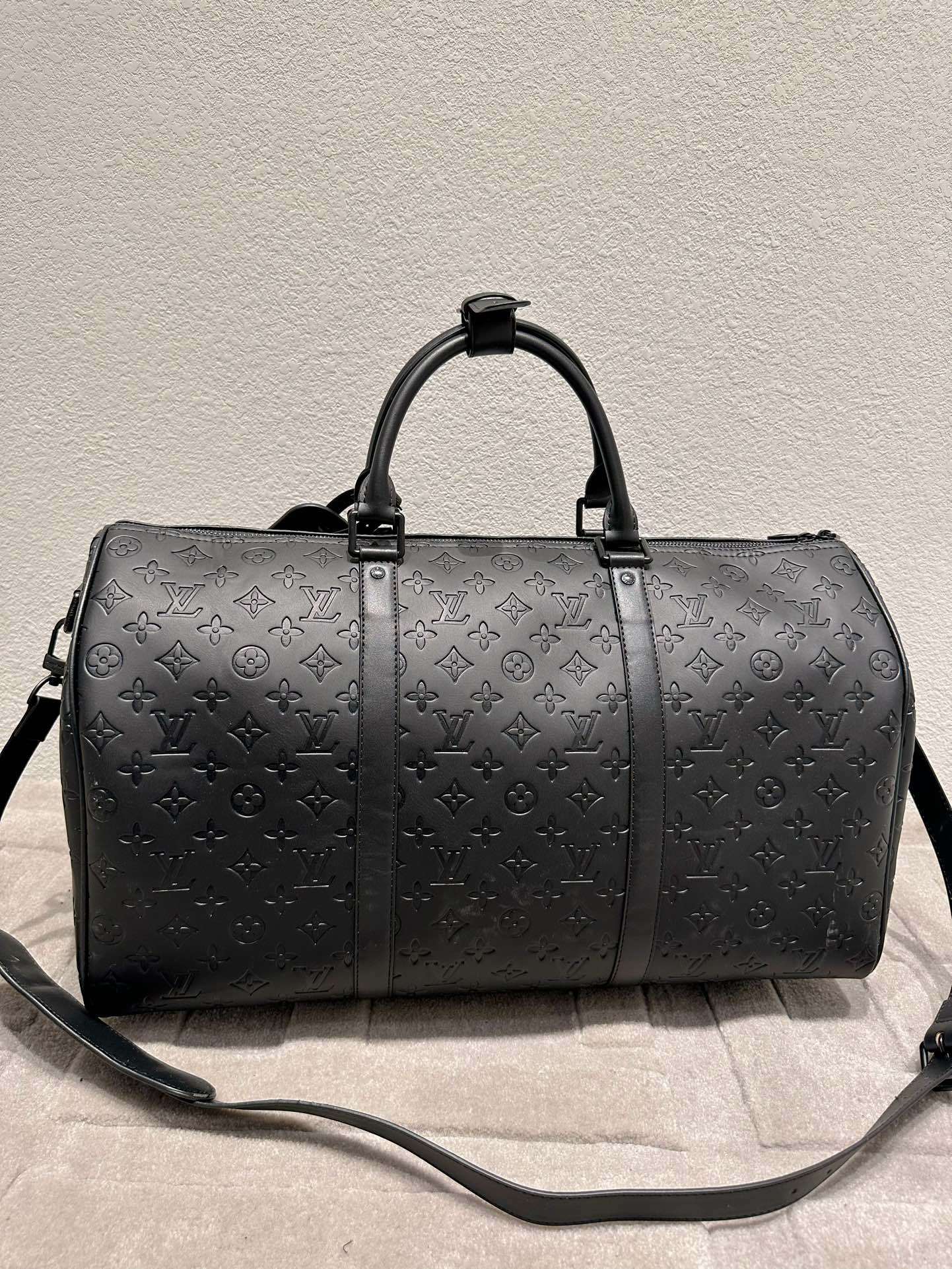 LV KEEPALL BANDOULIÈRE 50 BLACK M44810