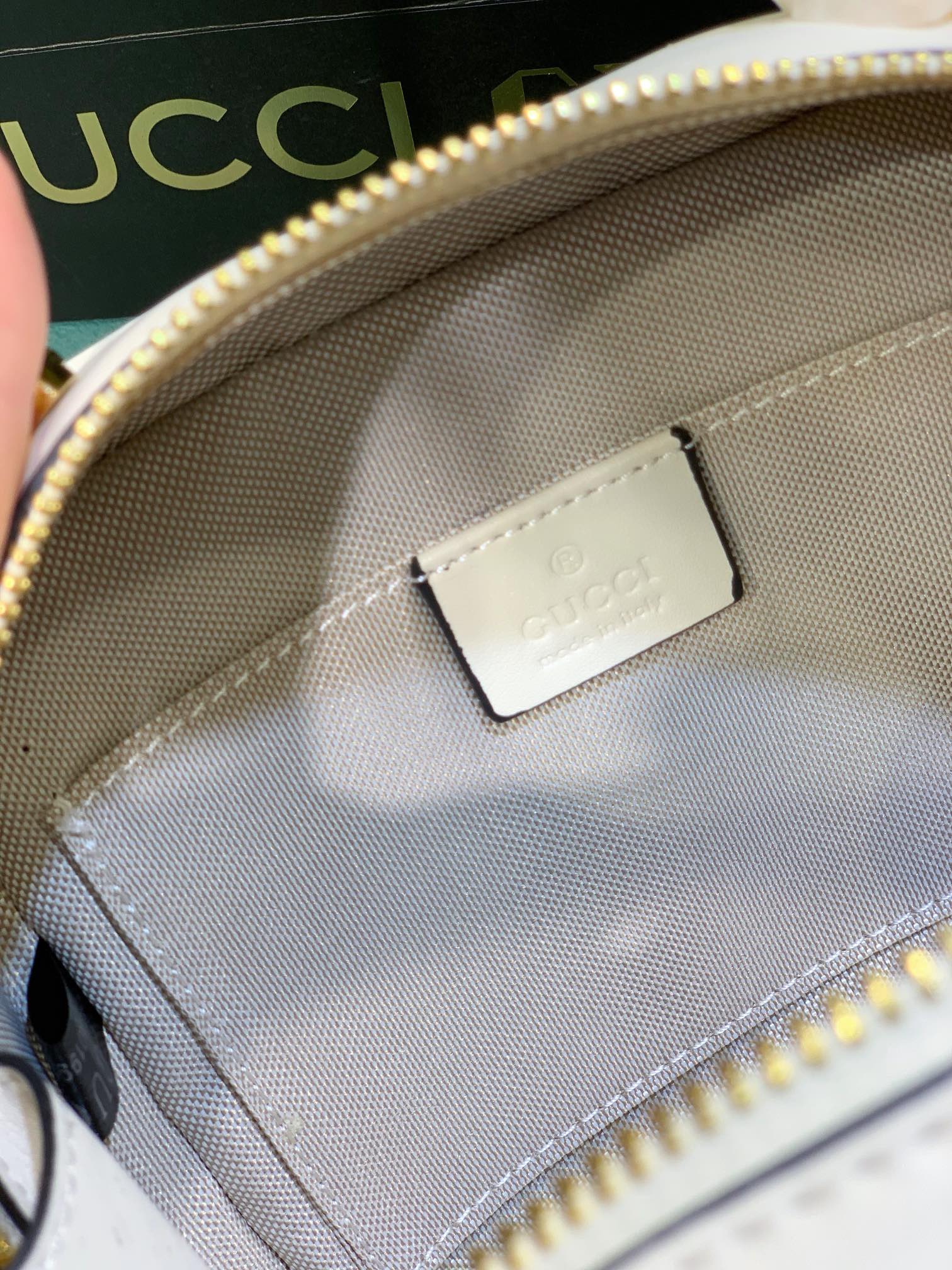 GG BLONDIE TOP HANDLE BAG WHITE 20CM 744434 1IV0G 9022