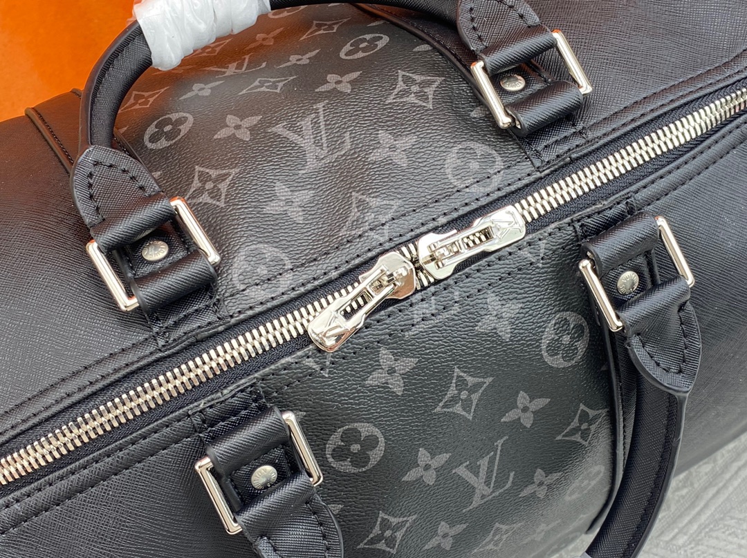 LV KEEPALL BANDOULIÈRE 50CM BLACK M59712