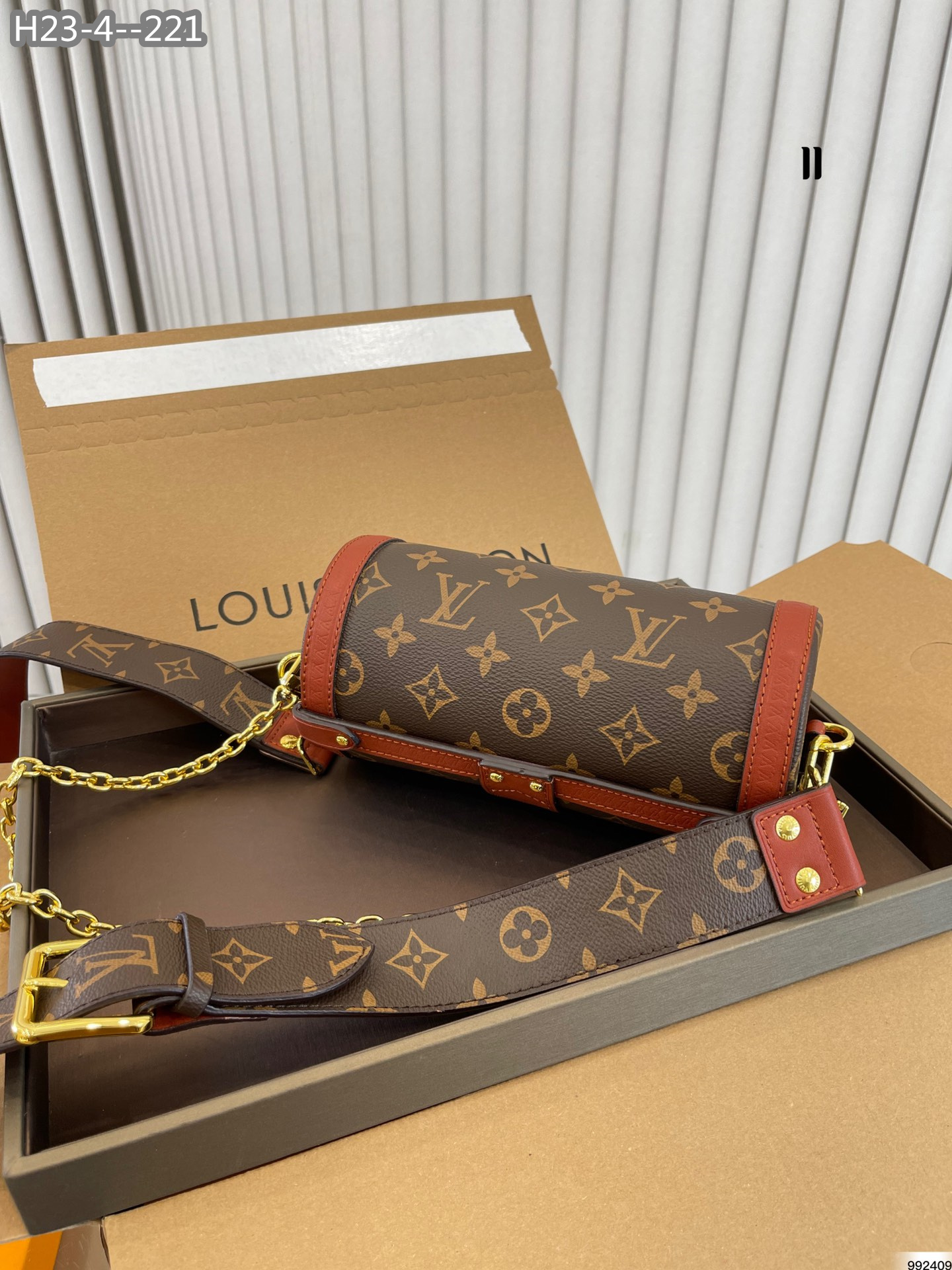 LV PAPILLON TRUNK BRICKY COLOR 20CM M57835