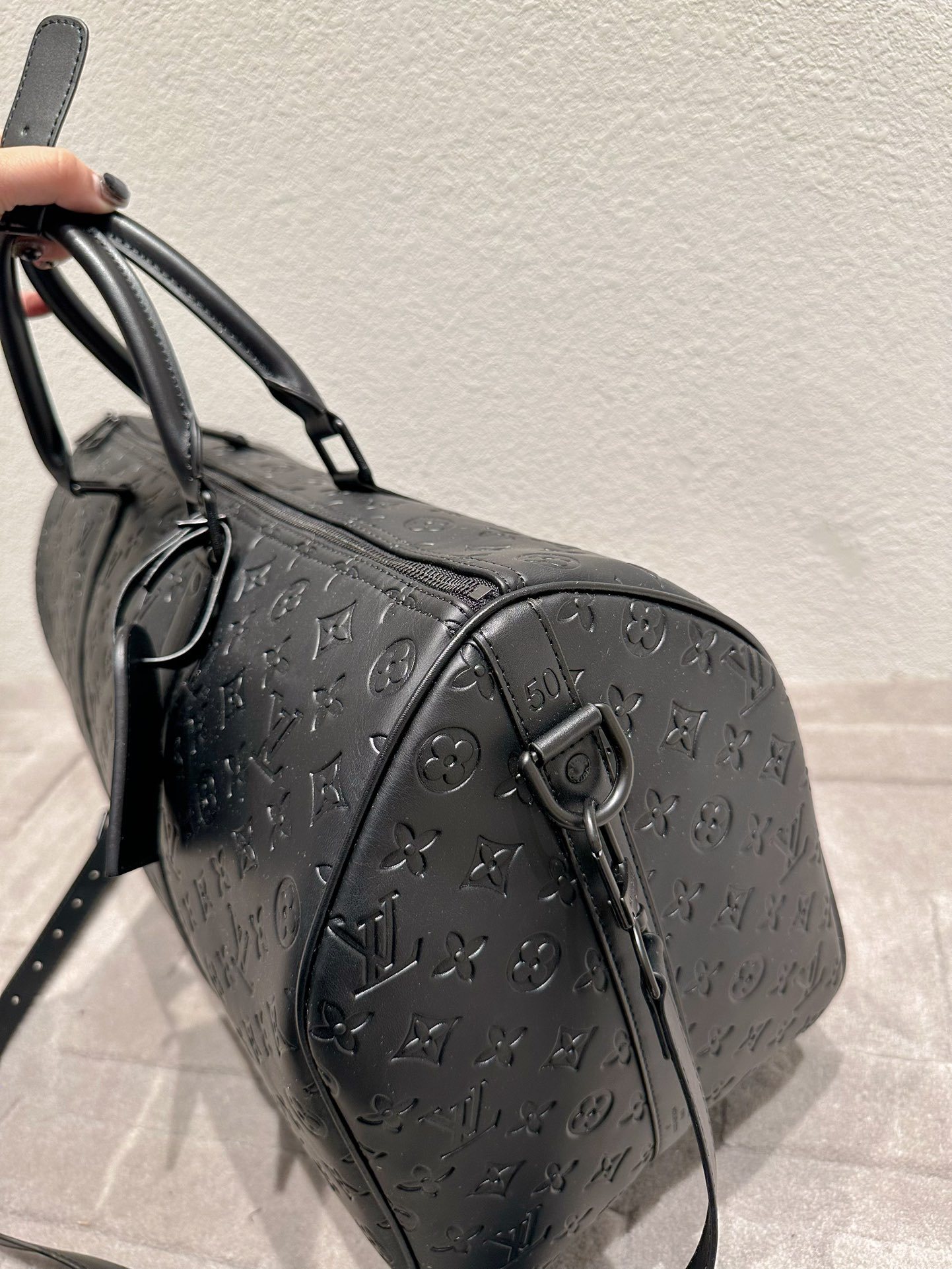 LV KEEPALL BANDOULIÈRE 50 BLACK M44810