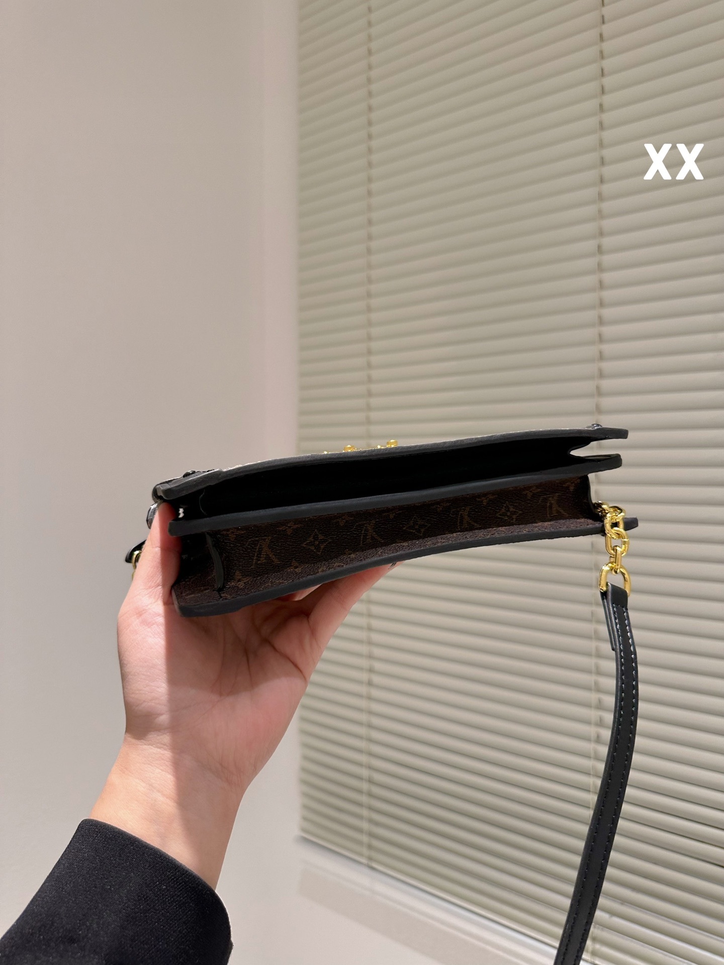 LV TRUNK CLUTCH MONOGRAM CANVAS HANDBAGS BROWN 20CM M43596