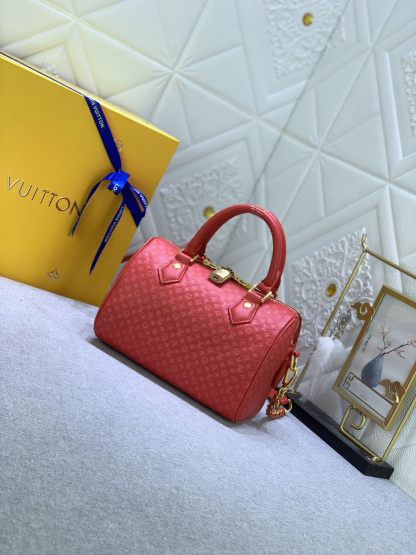 LV SPEEDY BANDOULIÈRE 20 RED M22286