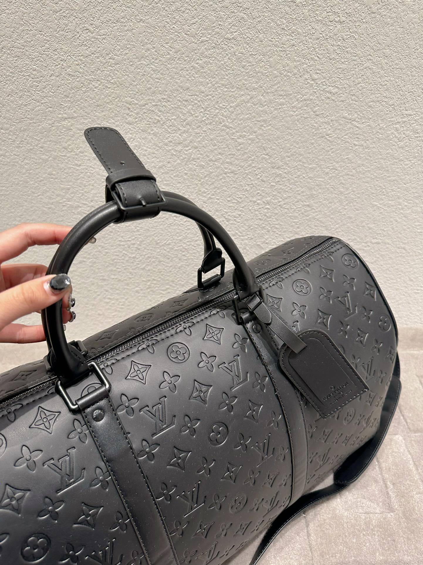 LV KEEPALL BANDOULIÈRE 50 BLACK M44810