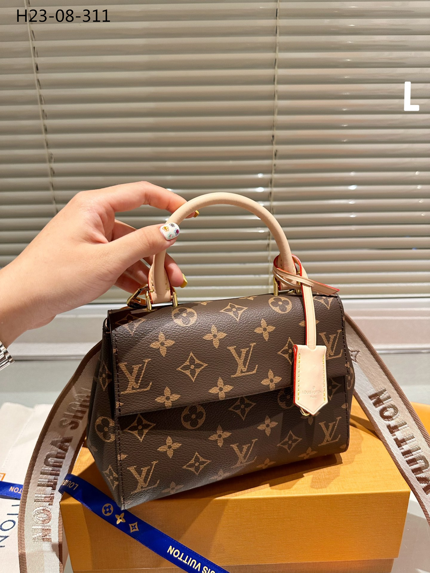 LV CLUNY MINI MONOGRAM CANVAS 20CM M46055