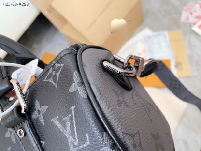 LV KEEPALL XS MONOGRAM ECLIPSE REVERSE BLACK 20CM M45947