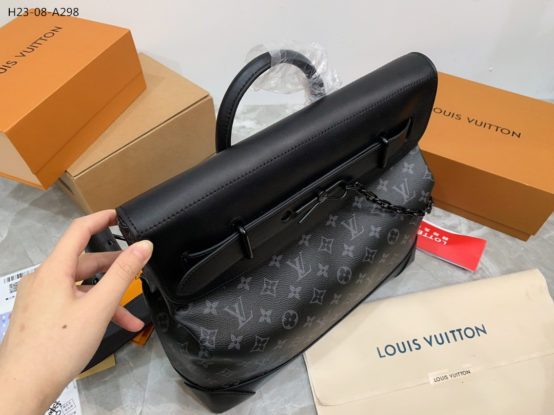 LV STEAMER MONOGRAM ECLIPSE BLACK 45CM M44731