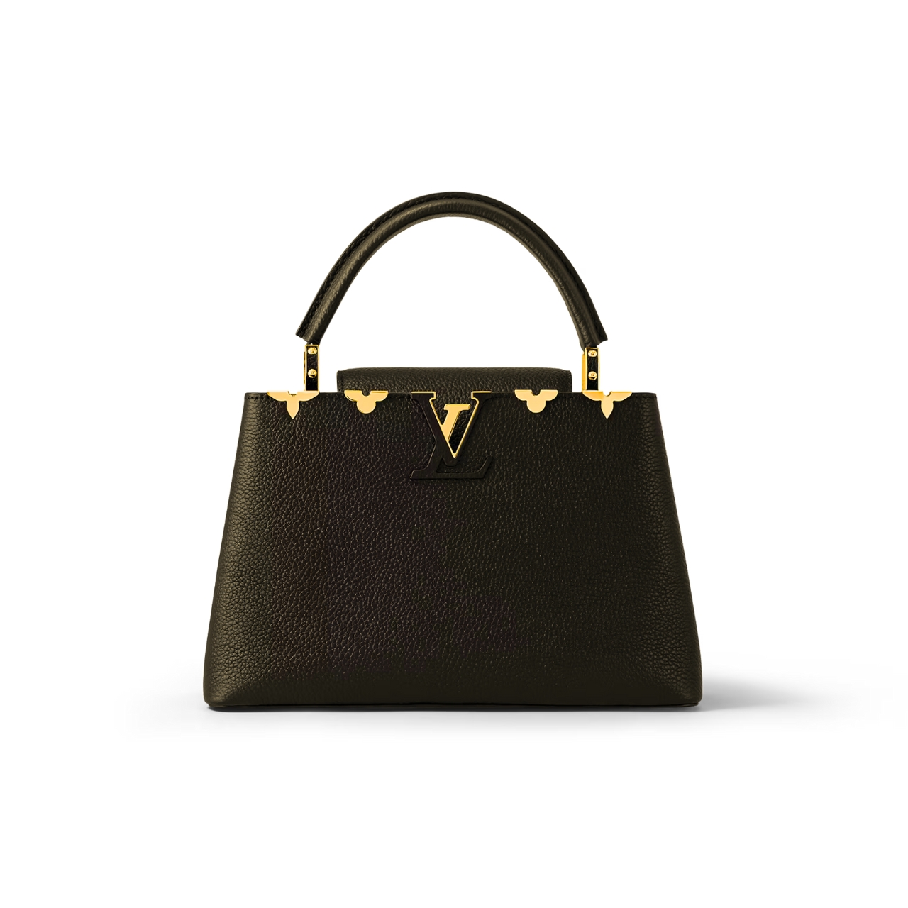 LV CAPUCINES MM BAG BLACK 27CM M54663