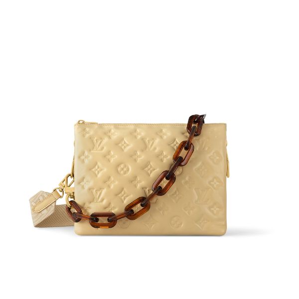 LV COUSSIN PM BAG YELLOW 27CM M22335