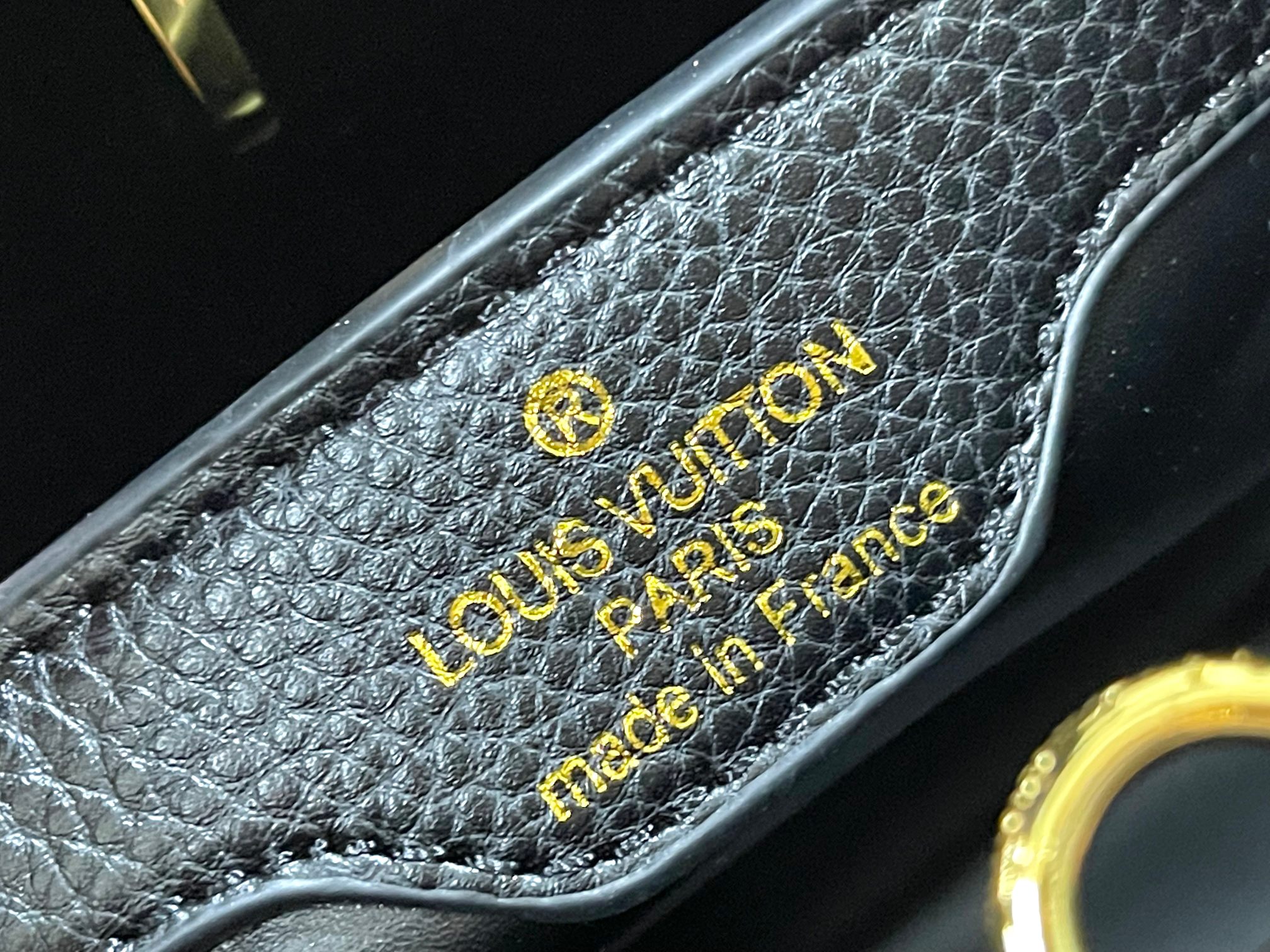 LV CAPUCINES BB BAG BLACK 27CM M20716