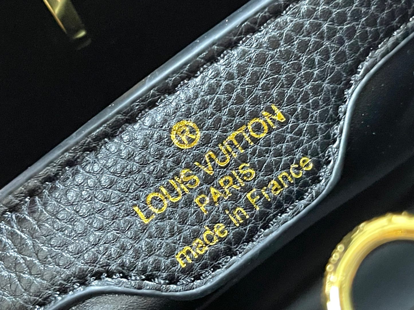 LV CAPUCINES BB BAG BLACK 27CM M20716