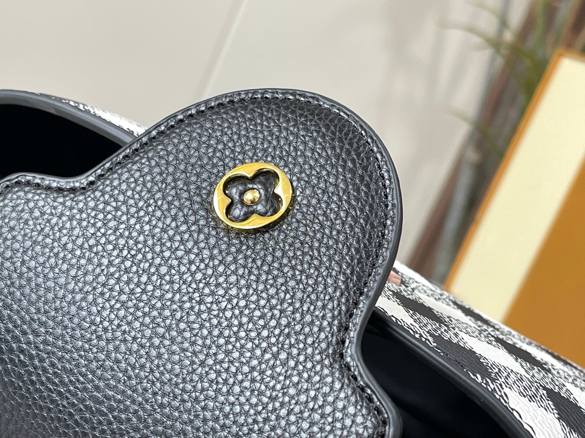 LV CAPUCINES BB BAG BLACK 27CM M20716
