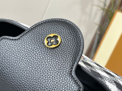 LV CAPUCINES BB BAG BLACK 27CM M20716