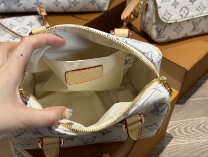 LV SPEEDY BANDOULIÈRE 20 MULTICOLOR BEIGE 20CM M24709