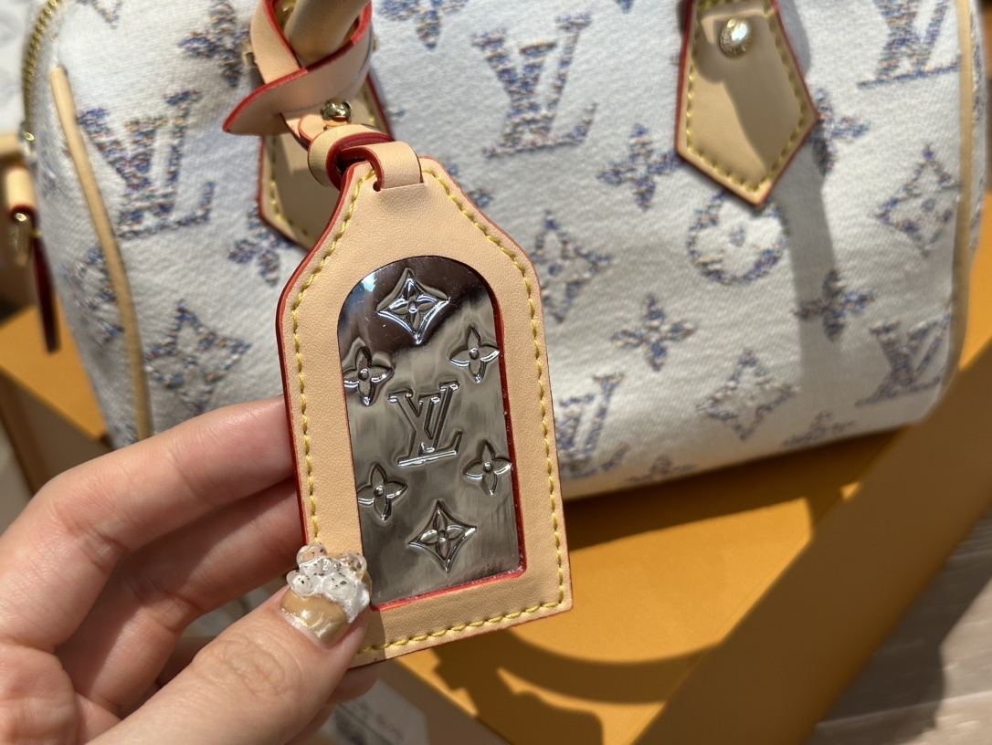 LV SPEEDY BANDOULIÈRE 20 MULTICOLOR BEIGE 20CM M24709