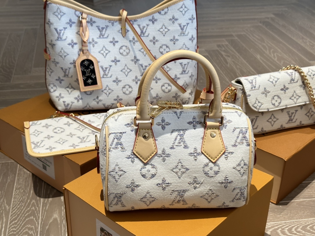 LV SPEEDY BANDOULIÈRE 20 MULTICOLOR BEIGE 20CM M24709