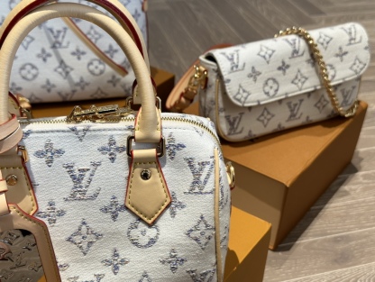 LV SPEEDY BANDOULIÈRE 20 MULTICOLOR BEIGE 20CM M24709