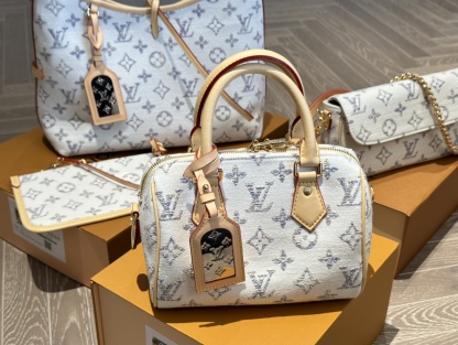 LV SPEEDY BANDOULIÈRE 20 MULTICOLOR BEIGE 20CM M24709
