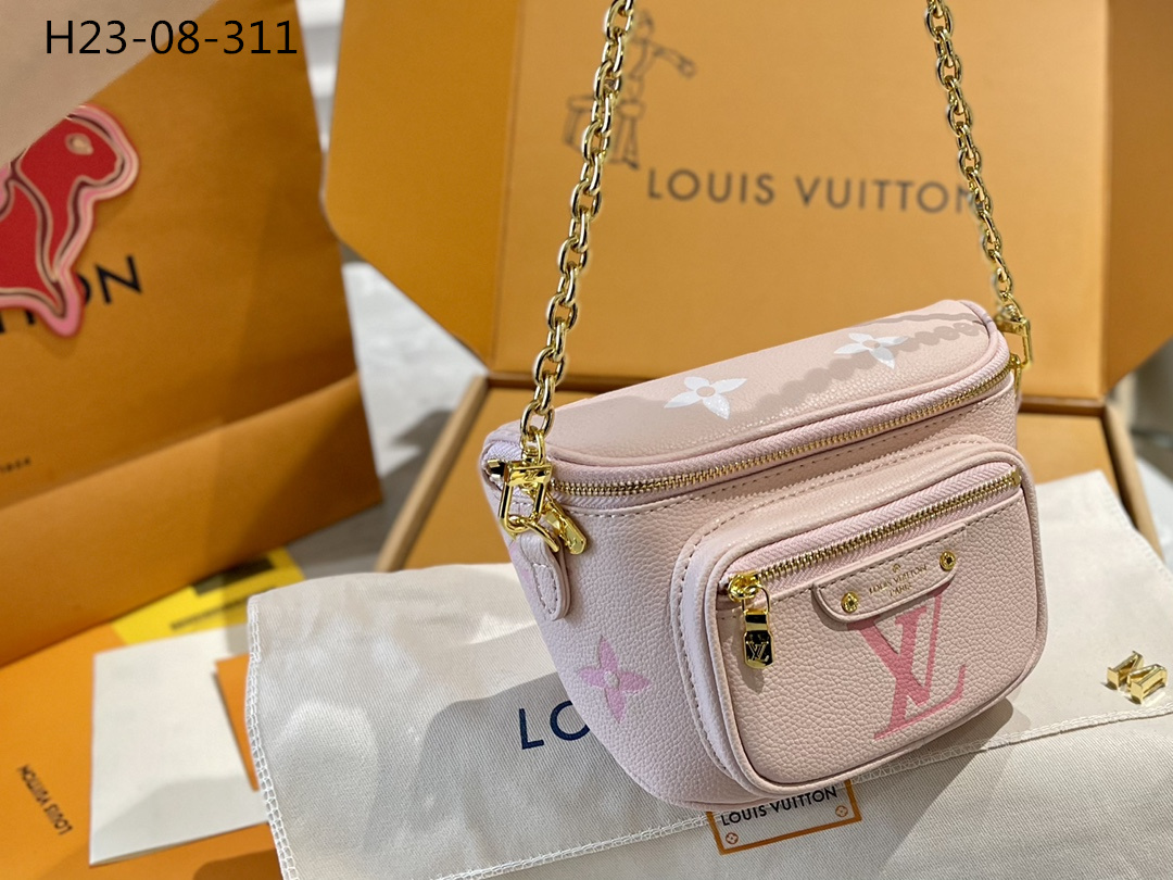 LV MINI BUMBAG PINK 18CM M82347