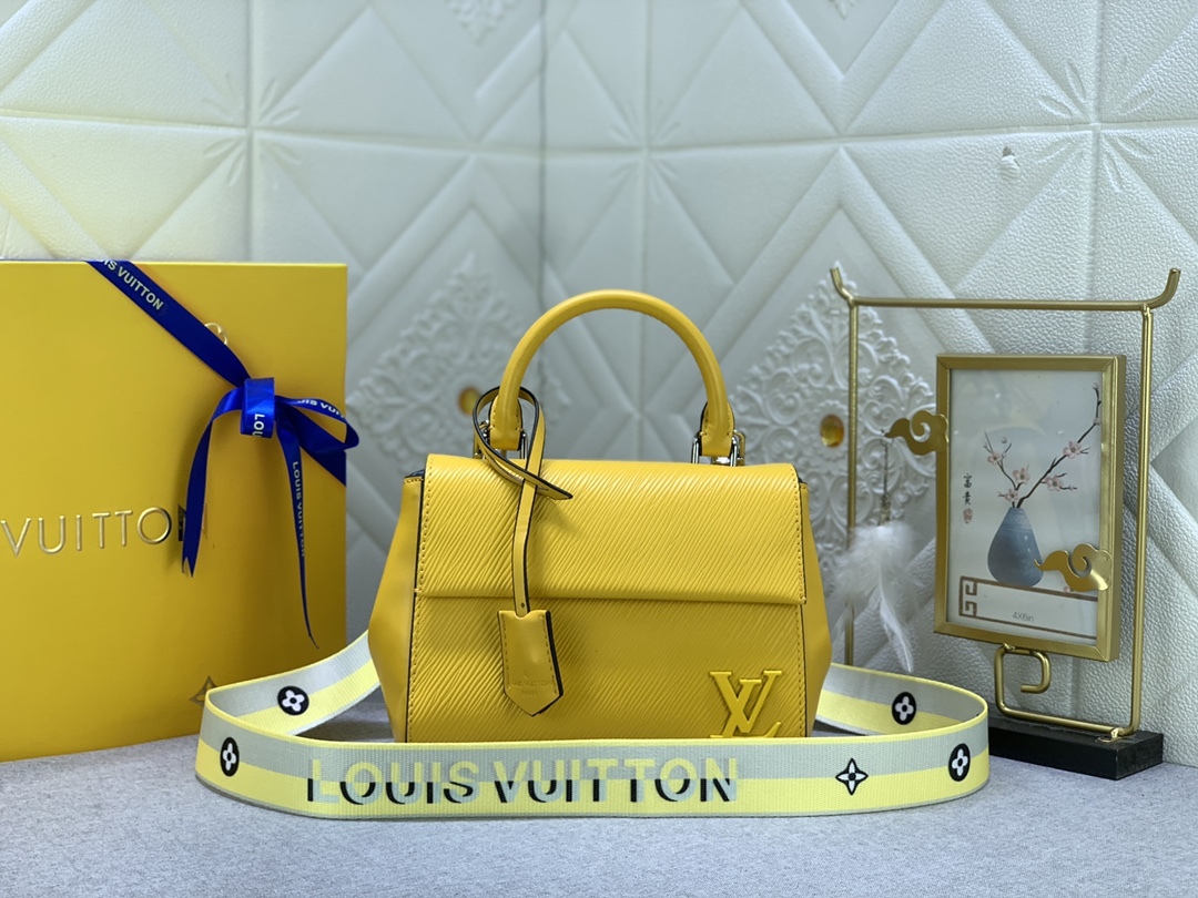 LV CLUNY MINI YELLOW 20CM M22616