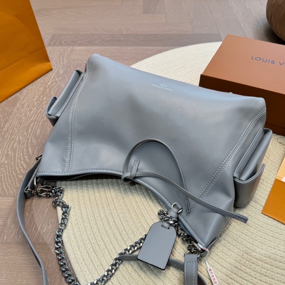 LV CARRYALL DARK MM GRIS TRIANON 40CM M12583