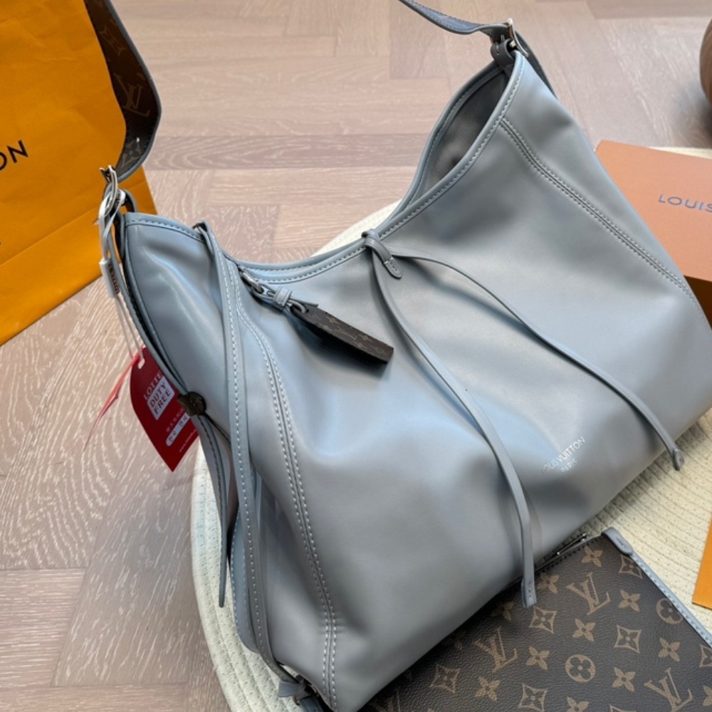 LV CARRYALL DARK MM GRIS TRIANON 40CM M12583