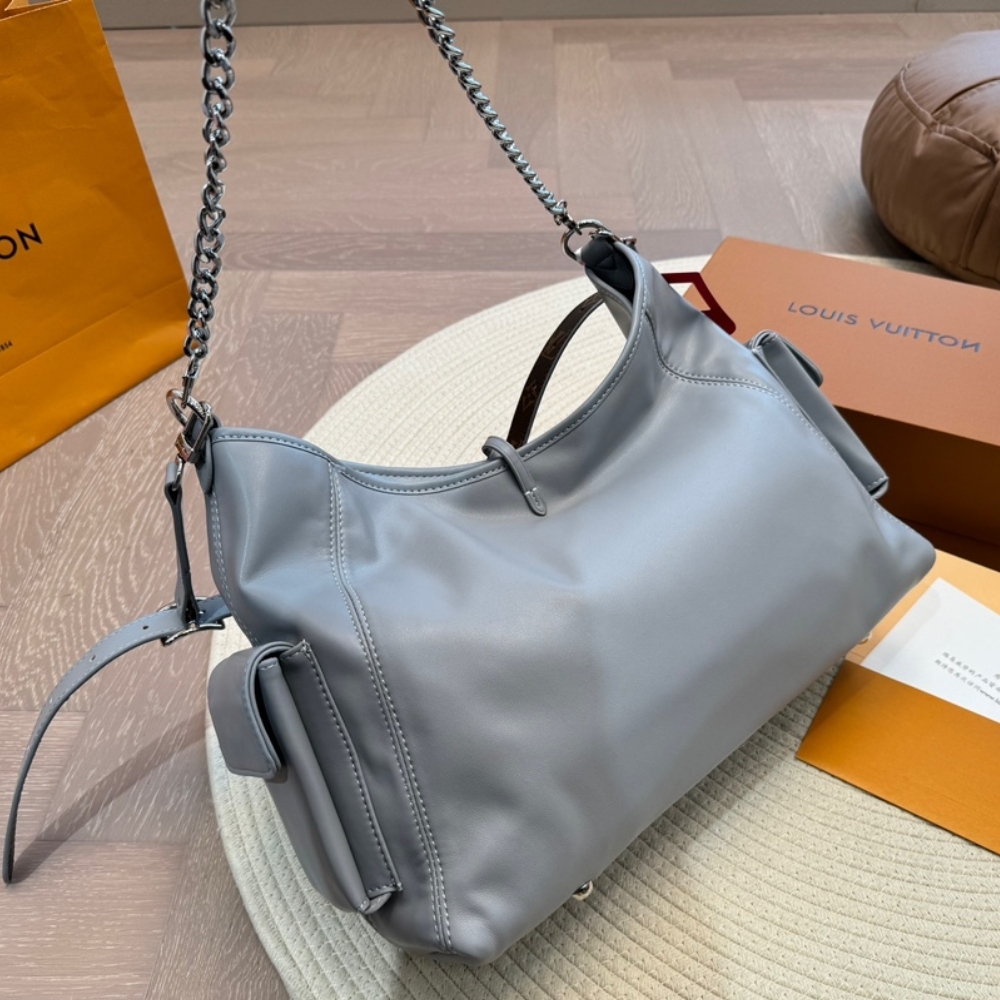 LV CARRYALL DARK MM GRIS TRIANON 40CM M12583