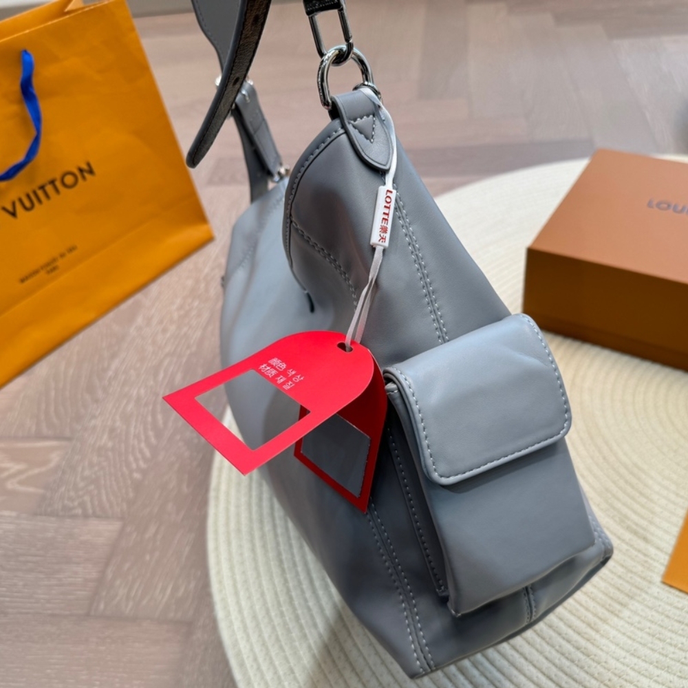 LV CARRYALL DARK MM GRIS TRIANON 40CM M12583