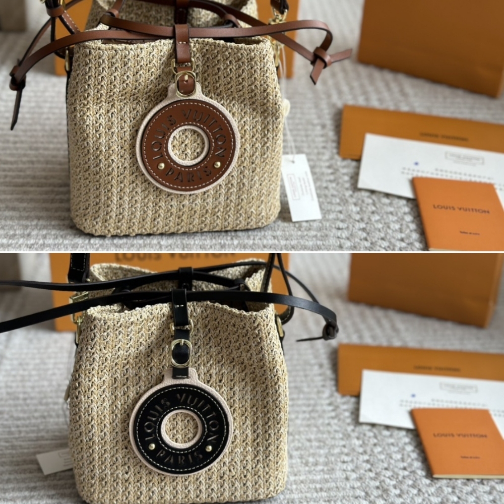 LV NOÉ PURSE BLACK 18CM