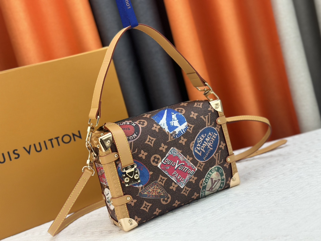 LV SIDE TRUNK MM FLIGHT MODE GASTON MONOGRAM 21CM M47085