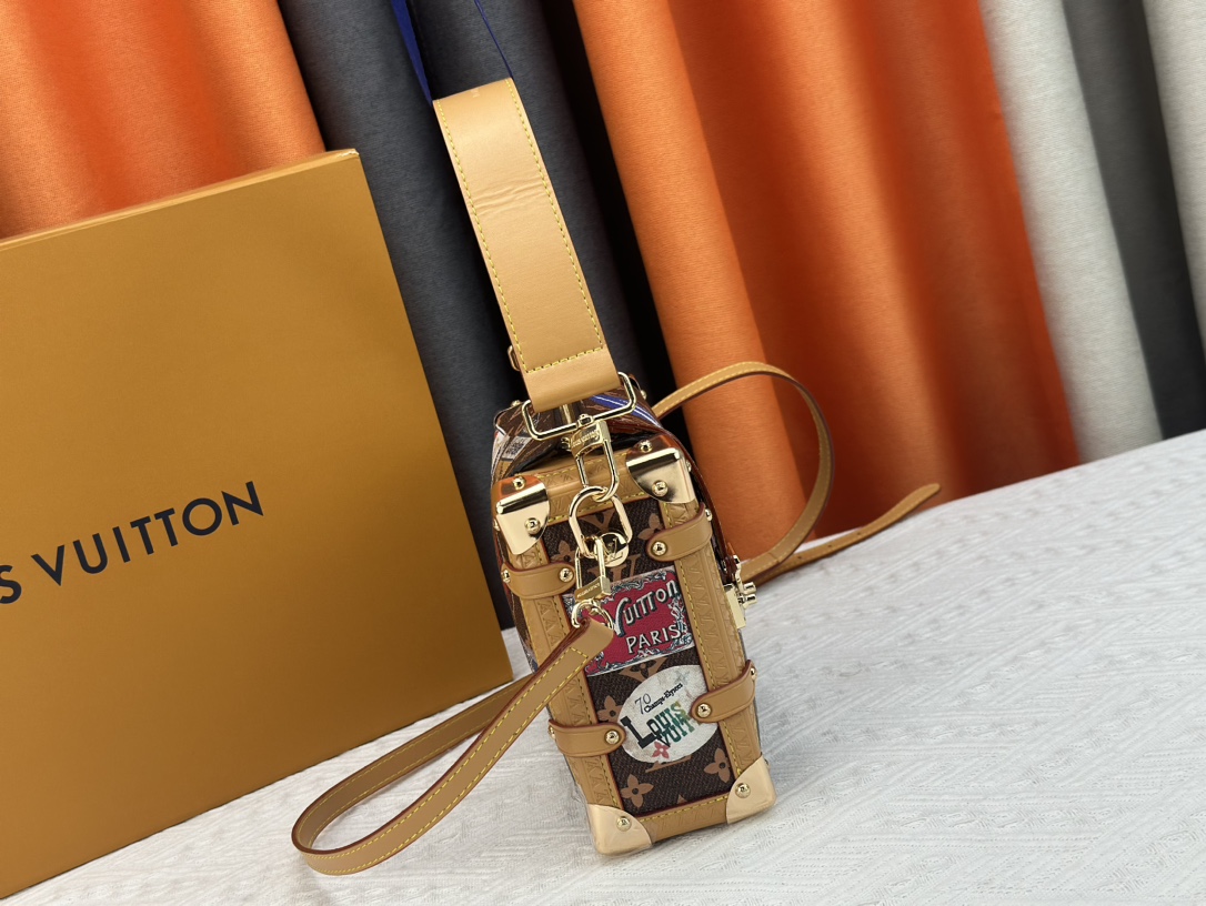 LV SIDE TRUNK MM FLIGHT MODE GASTON MONOGRAM 21CM M47085