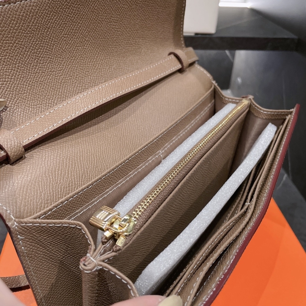 HERMÈS CONSTANCE TO GO EPSOM ETOUPE 21CM