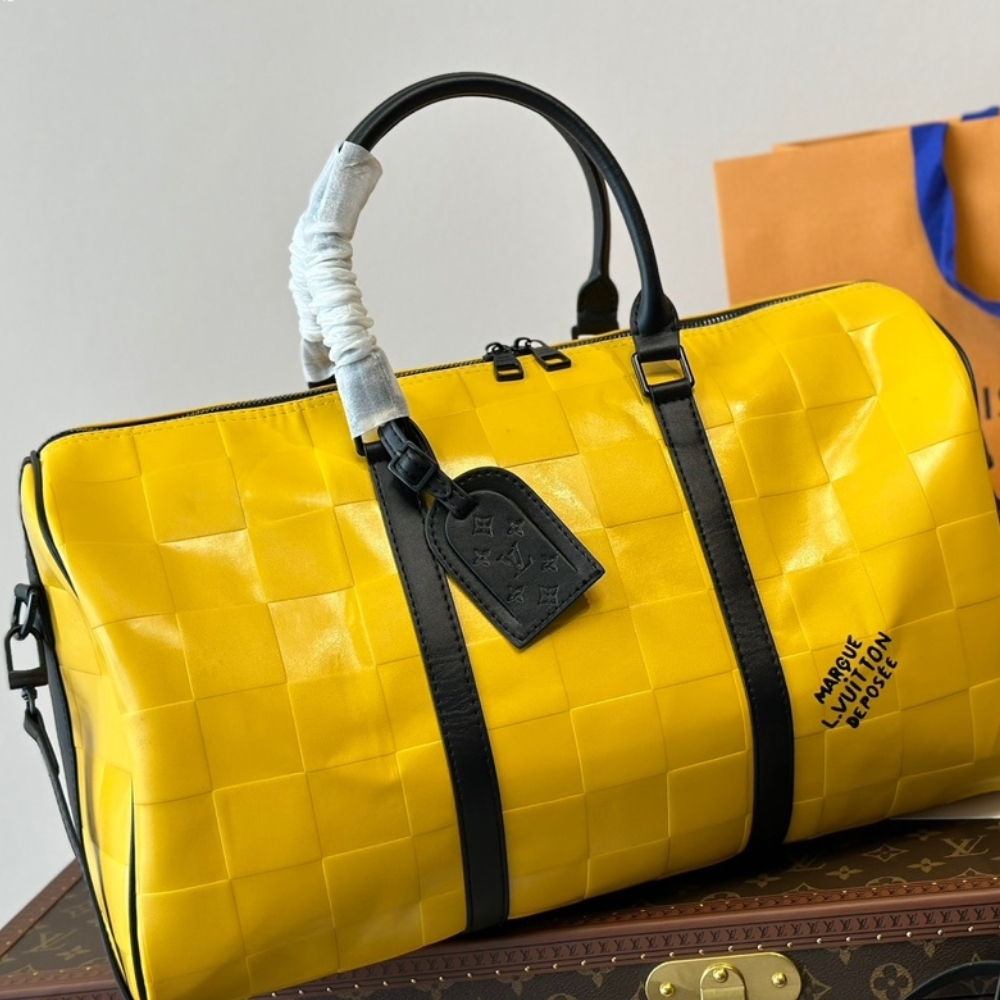 LV KEEPALL BANDOULIÈRE 50 YELLOW 50CM M25019