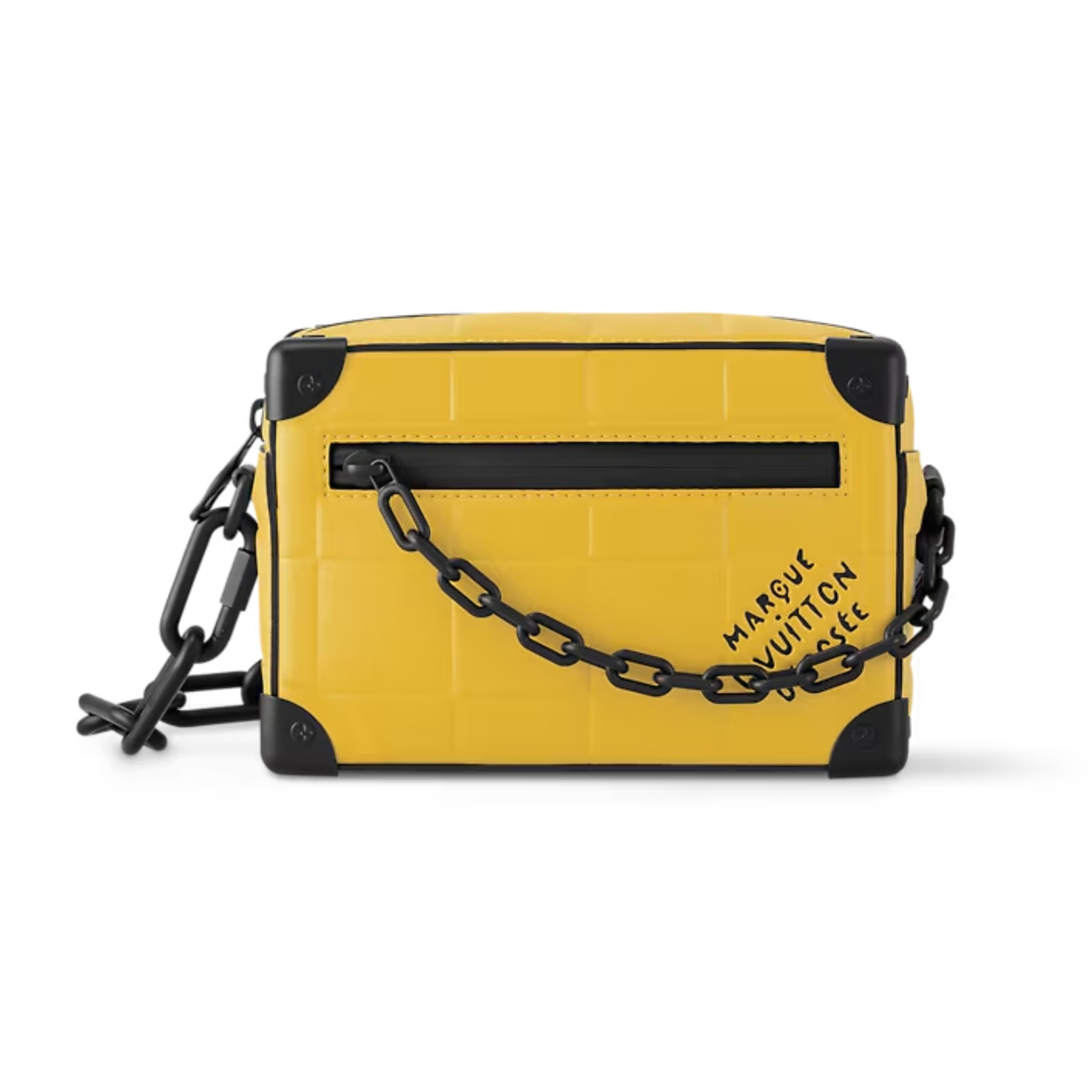 LV MINI SOFT TRUNK YELLOW 18CM M83558