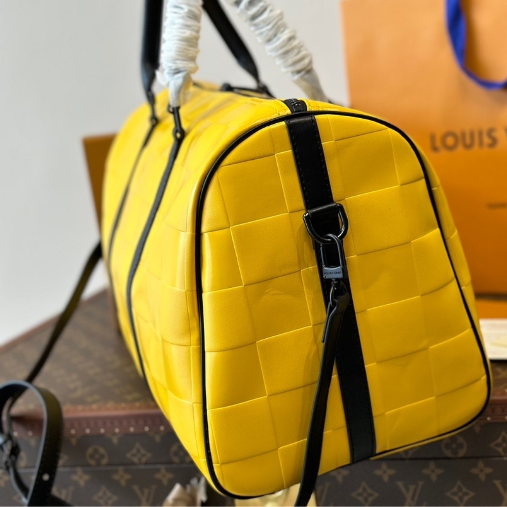 LV KEEPALL BANDOULIÈRE 50 YELLOW 50CM M25019