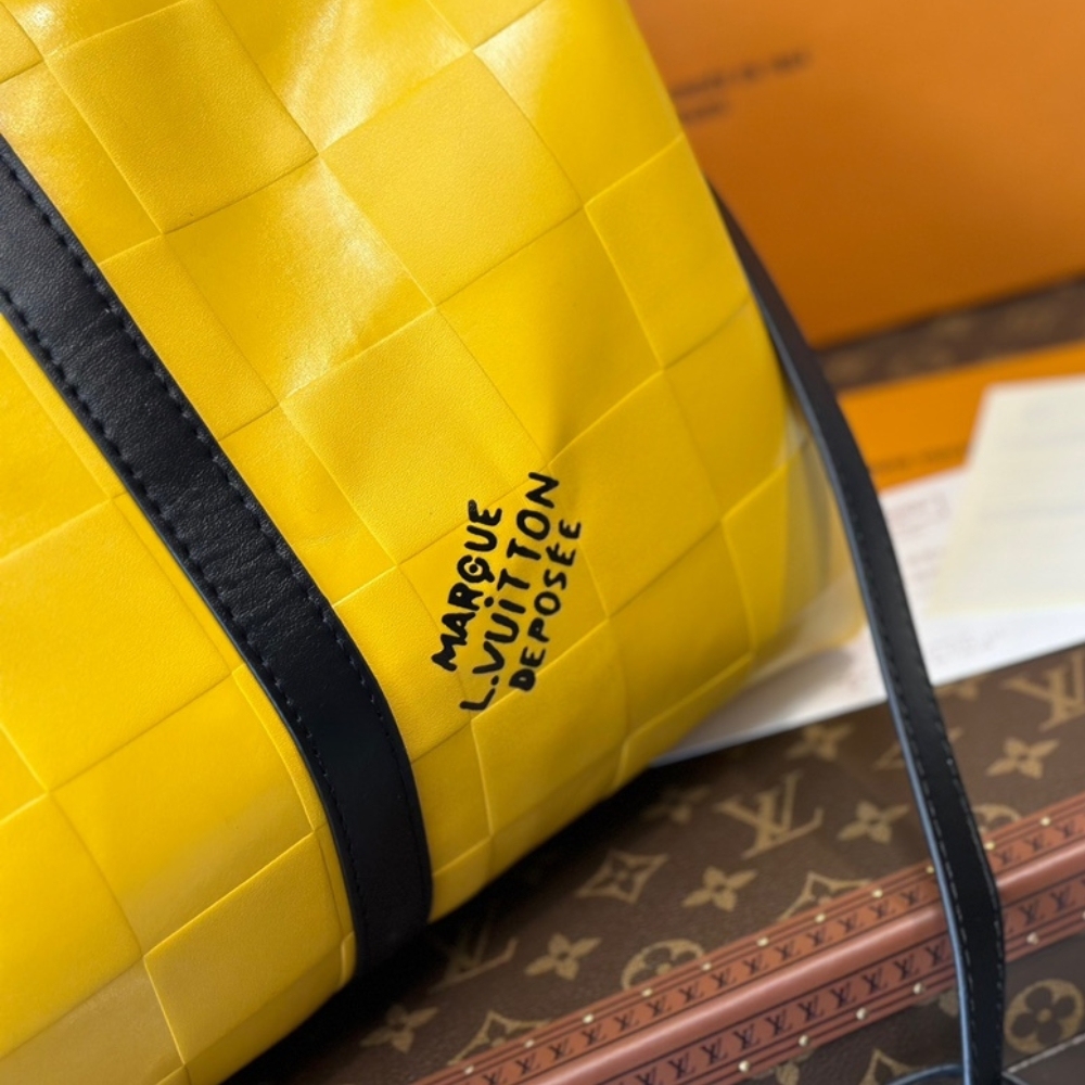 LV KEEPALL BANDOULIÈRE 50 YELLOW 50CM M25019
