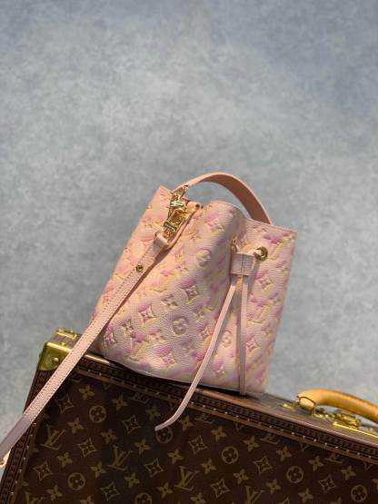 M46174 pink NéoNoé BB Bucket bag Monogram Empreinte