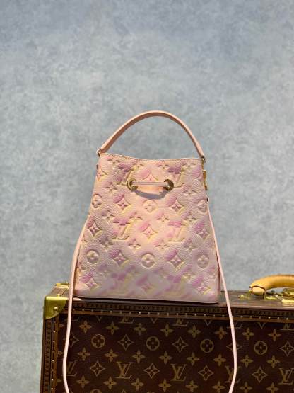 M46174 pink NéoNoé BB Bucket bag Monogram Empreinte
