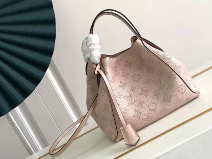 M54353 Hina PM Magnolia pink silver hardware tote bucket bag Two bags in one (2 in 1)