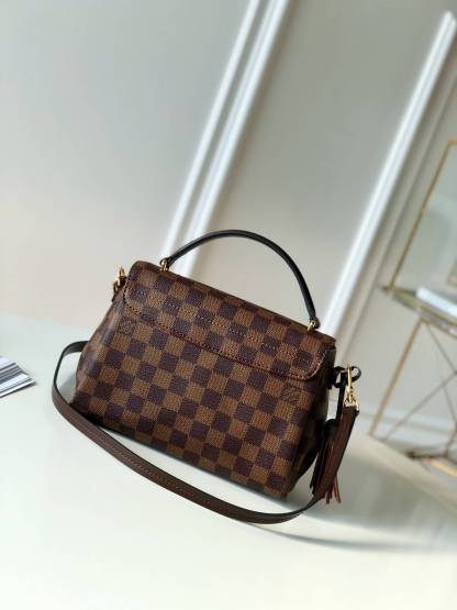 N53000 CROISETTE damier ebene brown shoulder bag cross body bags Handbag